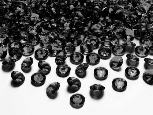 Krystalové diamanty černé