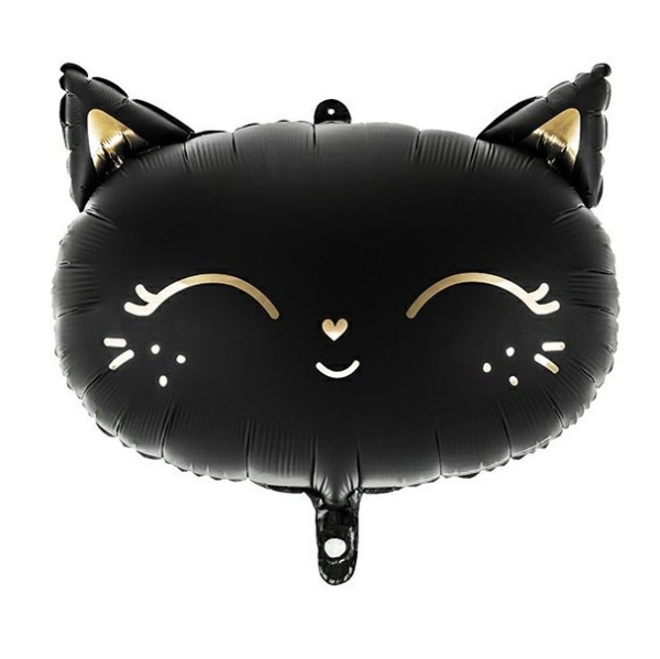 Balónek fóliový Kočka černá 48 x 36 cm