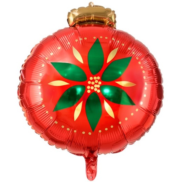 Balónek fóliový vánoční ozdoba 45 cm