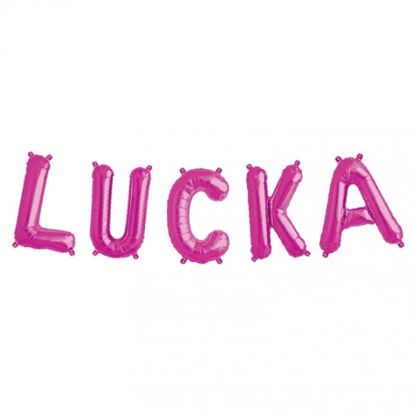 Balónkové jméno Lucka