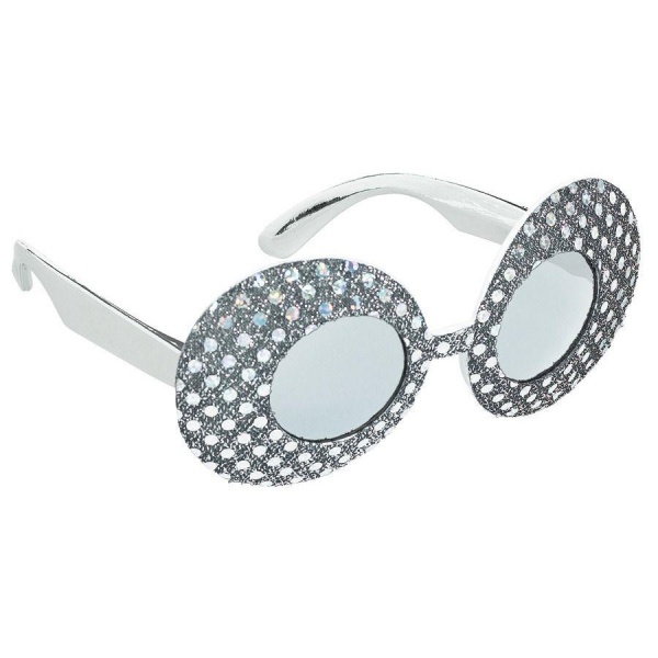 Brýle stříbrné třpytky