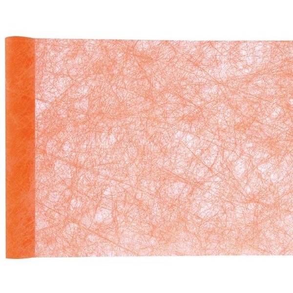 Šerpa stolová netkaná textilie oranžová 30 cm x 5 m