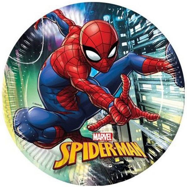 Spiderman - Talířky papírové 23 cm 8 ks