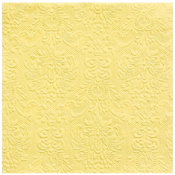 UBROUSKY Elegance sv. žluté vanilka - 33x33cm 15ks