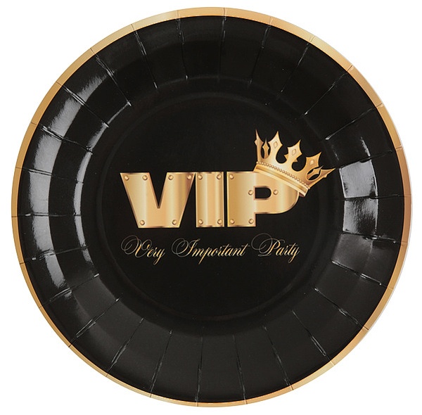 VIP party - Talířky papírové 10 ks