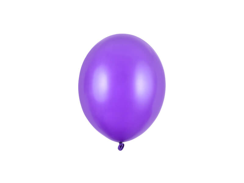 Balónky metalické purpurové 12cm 100ks