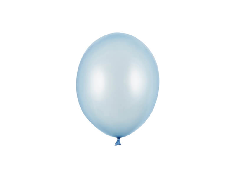 Balónky metalické baby blue 12cm 100ks