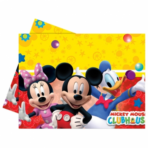 Ubrus Mickey Clubhouse plastový 120x180cm
