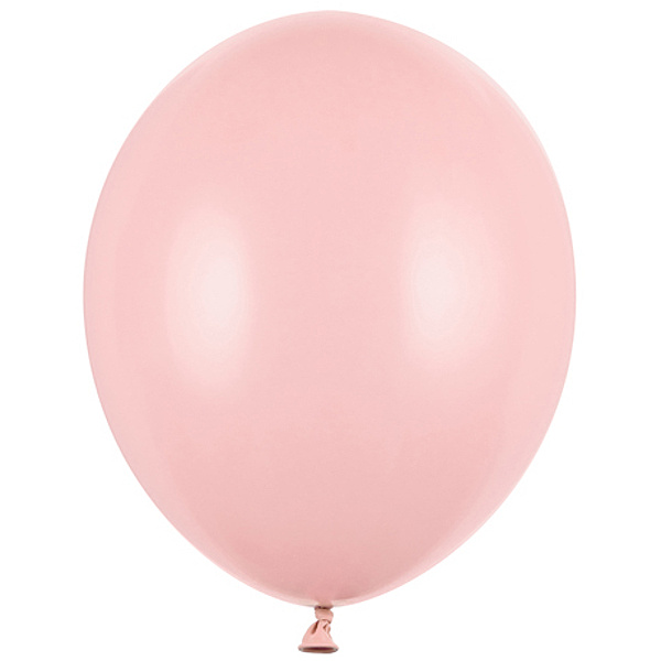 Balónky latexové pastelové bledě růžové 27 cm 100 ks