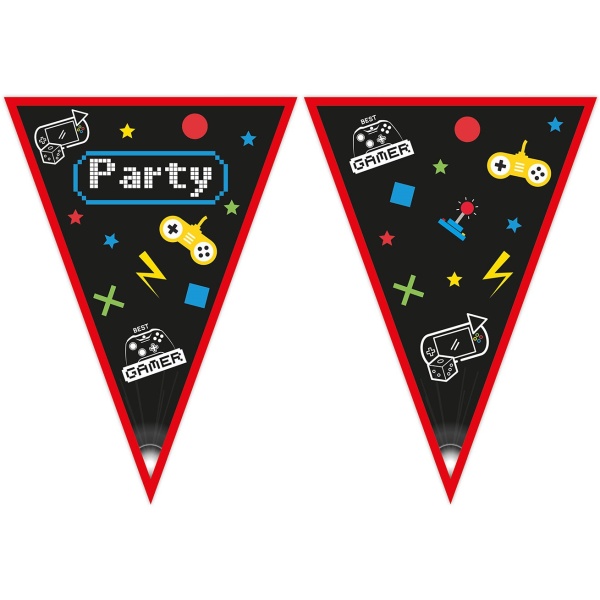 Gaming party - Girlanda vlaječková 2