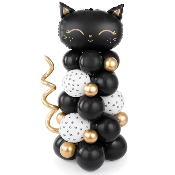 Cat party – Set balónků Kočka černá