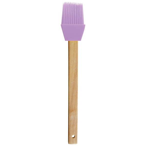 Štětec silikonový na pečení s dřevěnou rukojetí lila 23 cm