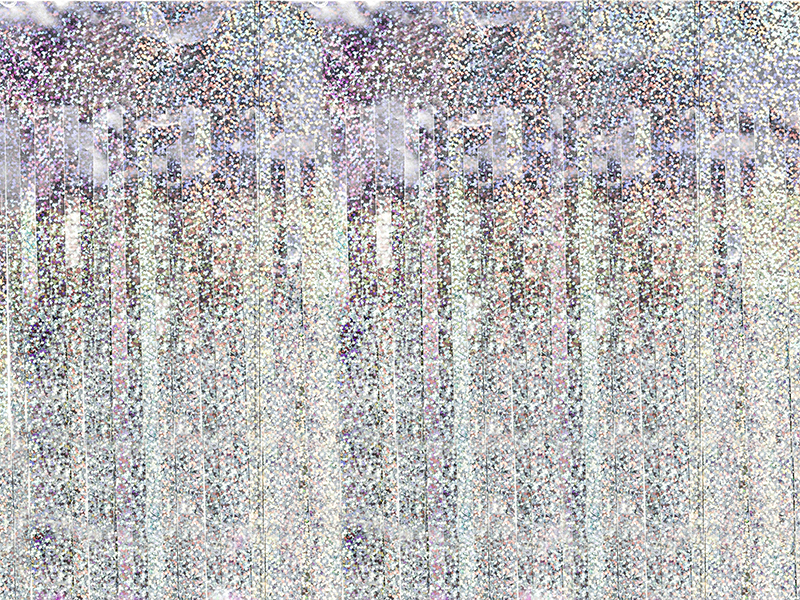 Dlouhá párty opona holografická 90x250cm
