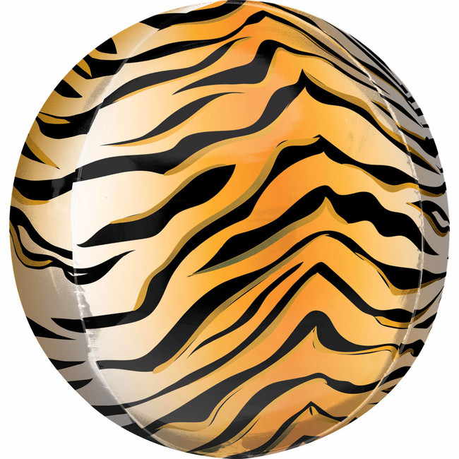 Fóliový balónek orbz Tygří pruhy 40cm