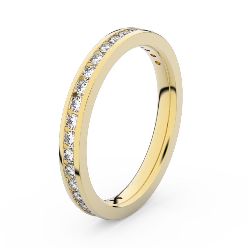 Zlatý dámský prsten DF 3893 ze žlutého zlata