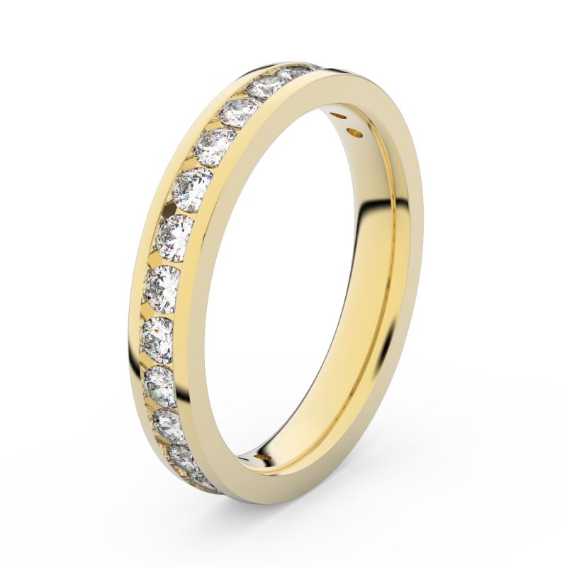 Zlatý dámský prsten DF 3894 ze žlutého zlata
