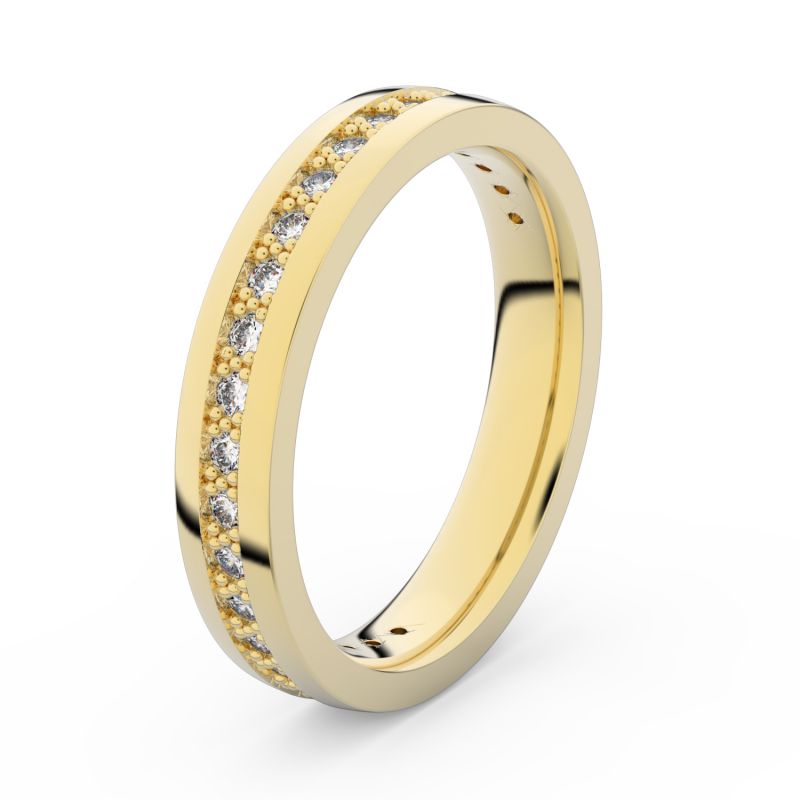 Zlatý dámský prsten DF 3897 ze žlutého zlata