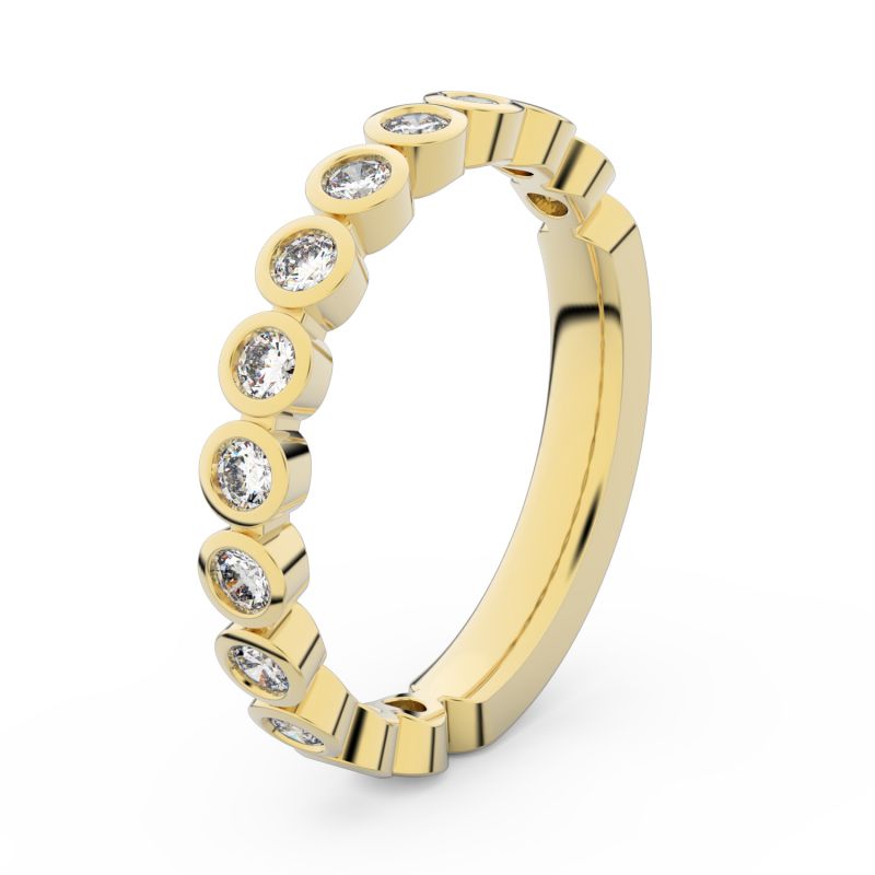 Zlatý dámský prsten DF 3900 ze žlutého zlata