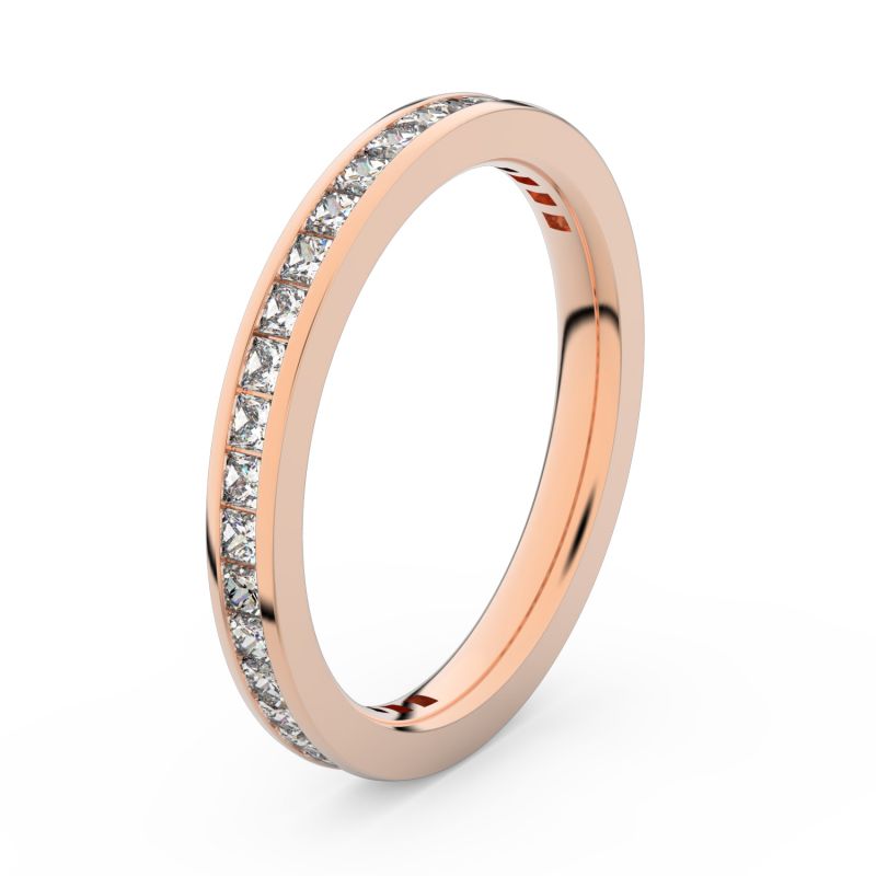 Zlatý dámský prsten DF 3906 z růžového zlata