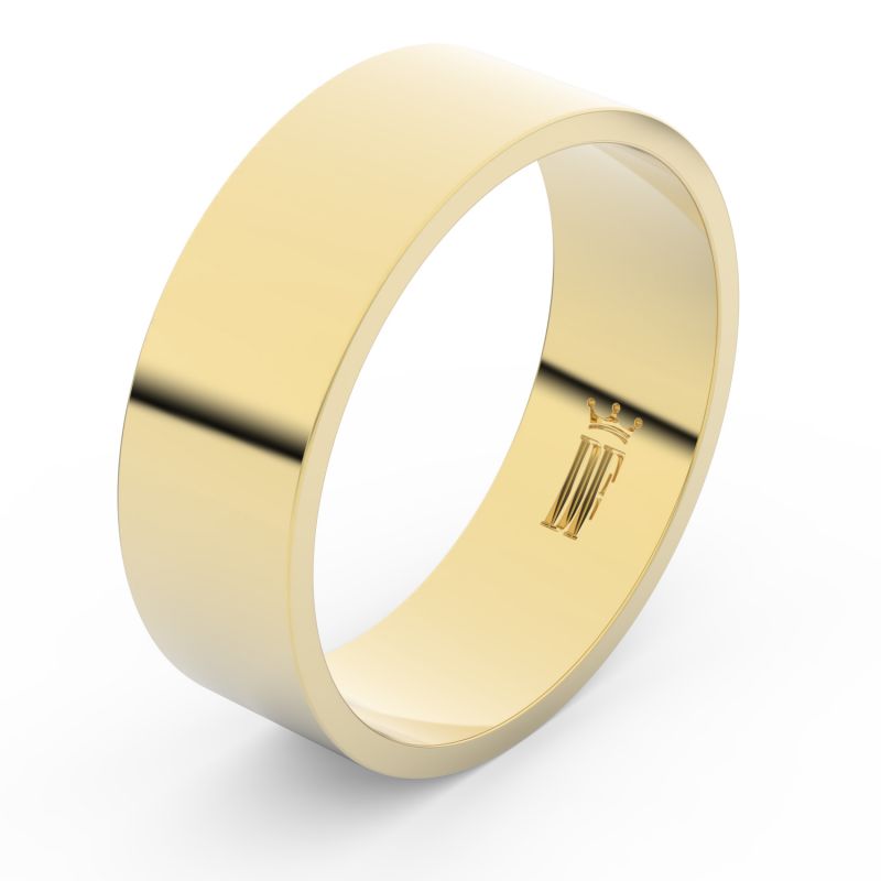 Zlatý snubní prsten FMR 1G70 ze žlutého zlata