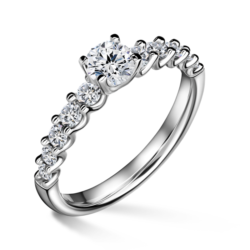 Dafné | Zásnubní prsten se středovým kamenem 0.500ct