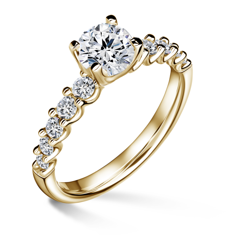 Dafné | Zásnubní prsten se středovým kamenem 0.900ct