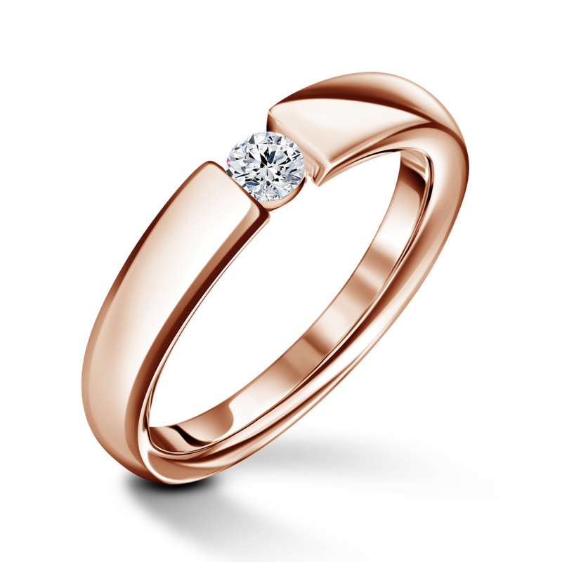 Diona | Zásnubní prsten se středovým diamantem 0.145ct