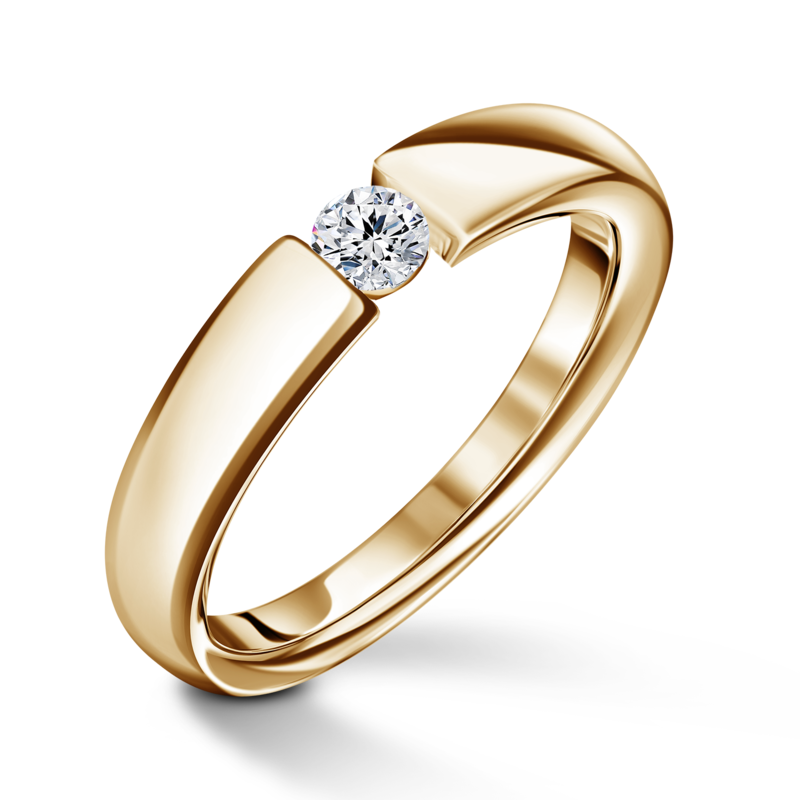 Diona | Zásnubní prsten se středovým diamantem 0.180ct