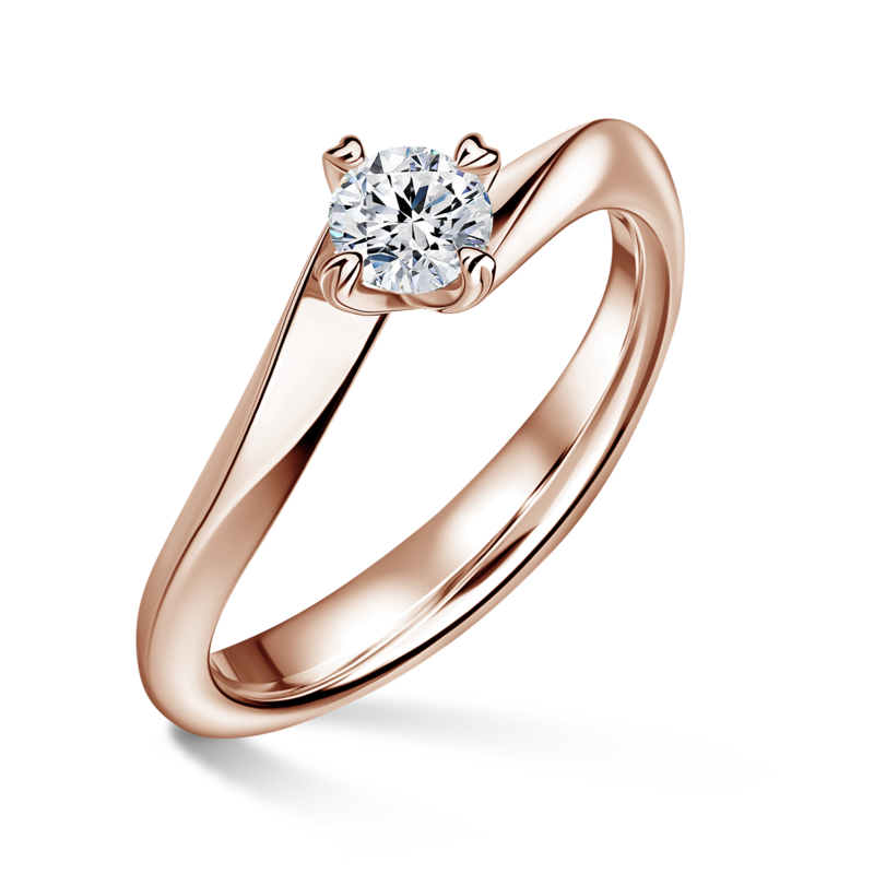 Freya | Zásnubní prsten se středovým diamantem 0.400ct