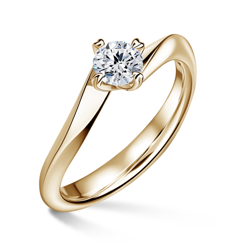 Freya | Zásnubní prsten se středovým diamantem 0.500ct