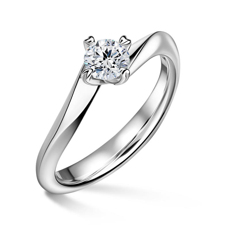 Freya | Zásnubní prsten se středovým diamantem 0.700ct