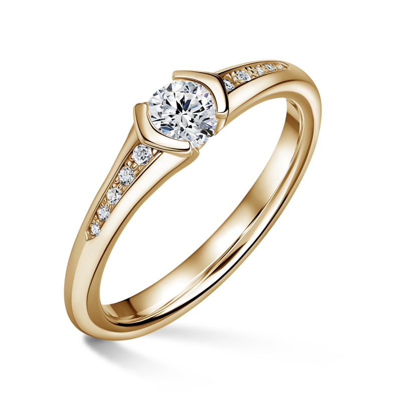 Harmonia | Zásnubní prsten se středovým kamenem 0.400ct