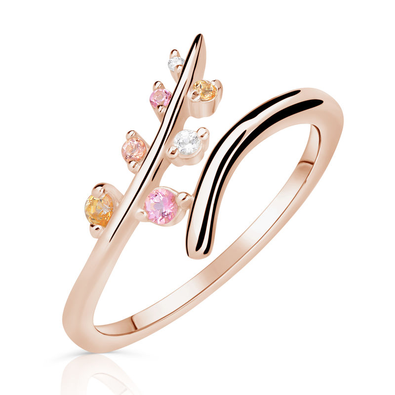 Zlatý dámský prsten DF 5061 z růžového zlata