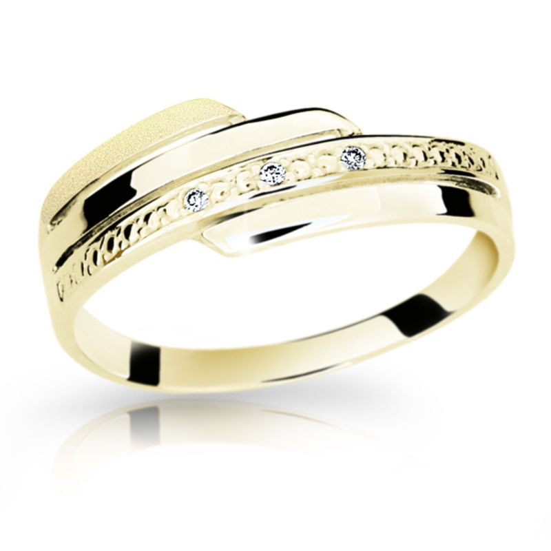 Zlatý prsten DF 1844 ze žlutého zlata