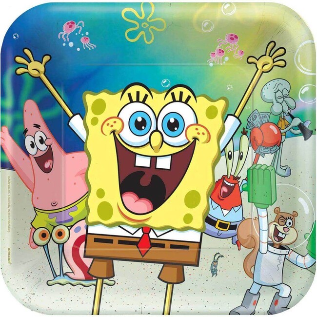 Talíř Spongebob 23cm 8ks
