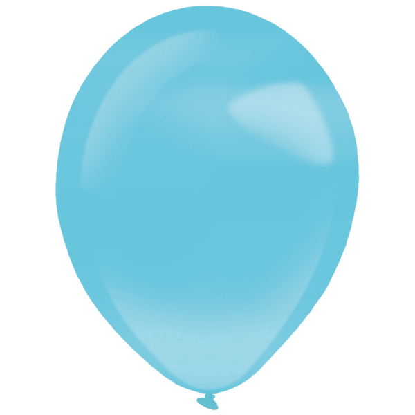 Balónky latexové dekoratérské perleťové karibsky modré 27