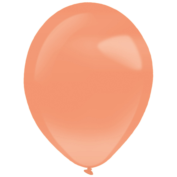 Balónky latexové dekoratérské perleťové oranžové 27