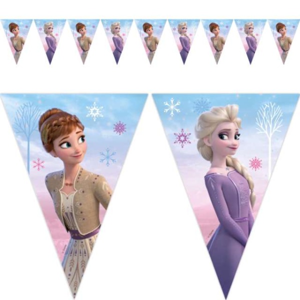 Frozen party - Girlanda vlaječková 230 cm