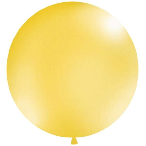 Balón jumbo metalický zlatý 1 m