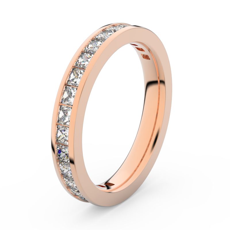 Zlatý dámský prsten DF 3907 z růžového zlata