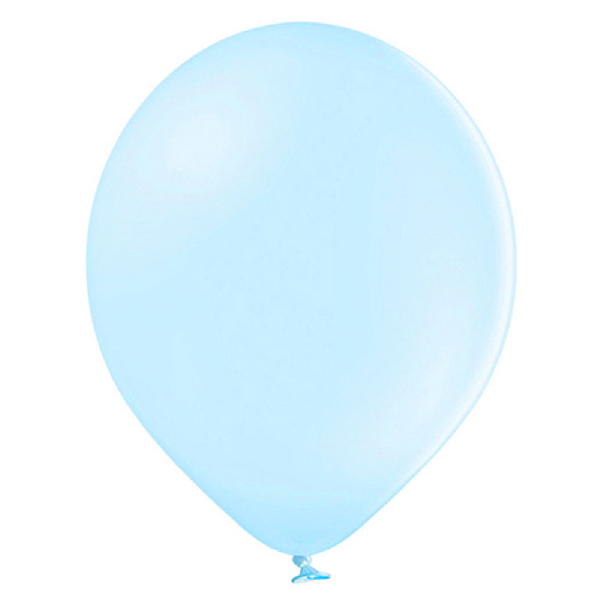 Balónky latexové pastelové světle modré 23 cm 100 ks