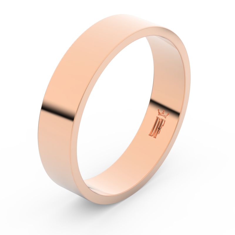 Zlatý snubní prsten FMR 1G50 z růžového zlata 46 Danfil