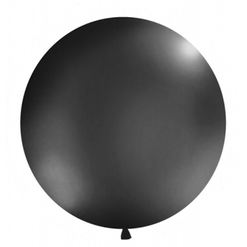 Balón velký kulatý Jumbo 1 m černý
