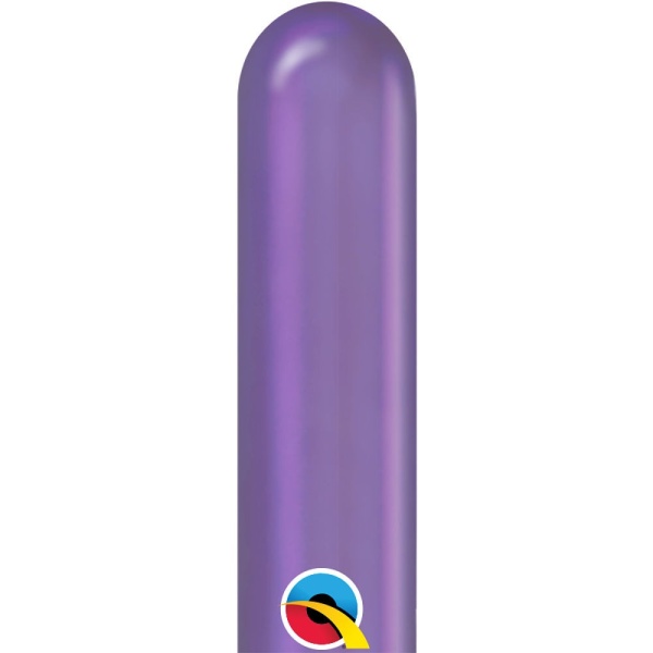 Balónek modelovací chromový fialový 1 ks