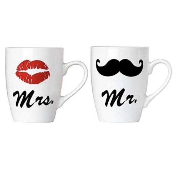 Svatební set hrnečků Mr & Mrs