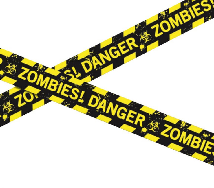 Policejní páska Danger Zombie 600cm