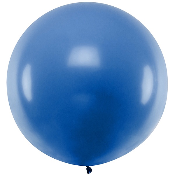 Balón velký kulatý metrový 1 m modrý