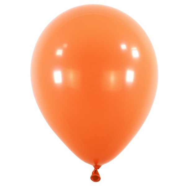 Balónky latexové dekoratérské Crystal oranžové 27