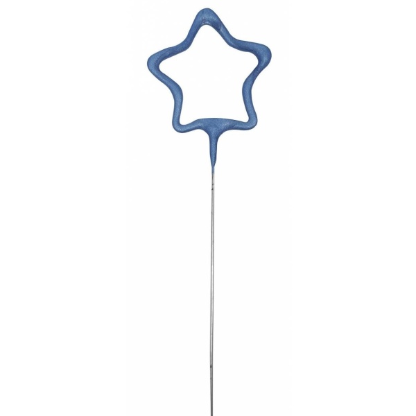 Prskavka glitrová Hvězda modrá 17
