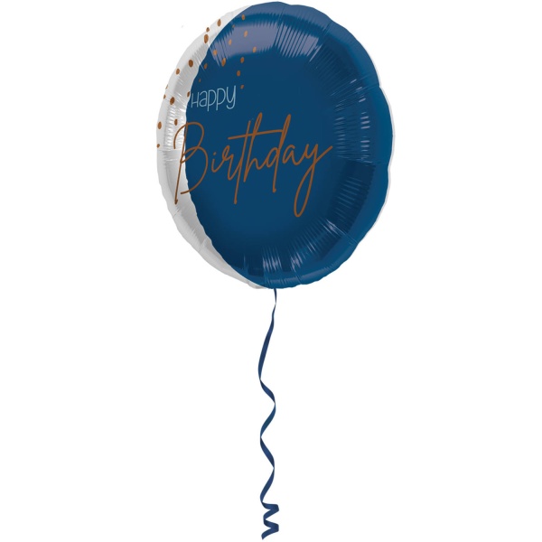 Balónek fóliový HB Elegant True Blue 45 cm